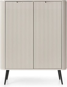 Komoda kaszmirowa, nogi: czarna, 103 x 129 x 39 cm