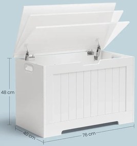 Zamykana biała skrzynia do przechowywania S4-Z94