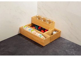 Pojemnik bambusowy Compactor, 22,5x7x6,35 cm