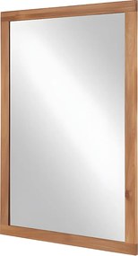 Lustro prostokątne z ramą z drewna akacjowego - 90 x 60 cm - SEPANG
