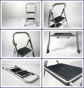 Aluminiowa drabina dwustopniowa - Valano 3X