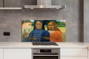 Panel nad Blat Kuchenny Dwie Kobiety - Paul Gauguin