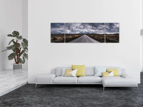 Obraz drogi na pustyni (170x50 cm)