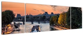 Obraz - statek na rejsie widokowym (170x50 cm)