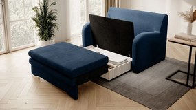Sofa rozkładana z funkcją spania ARIO granatowa ELTAP