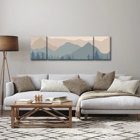 Obraz - Góry Turkusowe N⁰1 (170x50 cm)