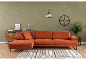 Orange Artie Mustang sofa narożna, lewy narożnik