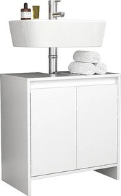 Drewniana szafka łazienkowa Malira drzwi obrotowe