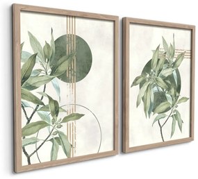 Obrazy zestaw 2 szt. 30x40 cm Green – Styler
