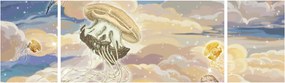 Obraz - Niebiańskie Meduzy (170x50 cm)
