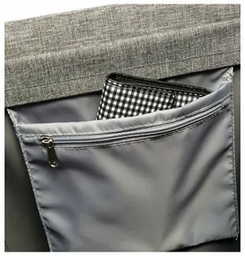 Rolser Torba na kółkach Com Polar 8 Black Tube,szara