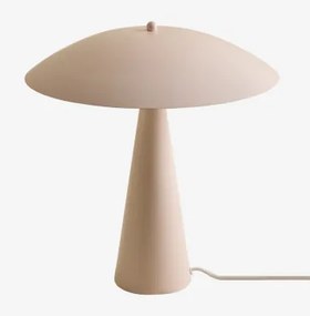Lampa Stołowa Z Żelaza Irune Lekki Róż Do Makijażu - Sklum