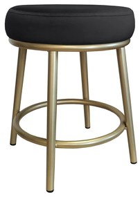 Taboret Ben noga metalowa złota MG19