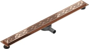 Mexen Flat 360° M01 odpływ liniowy obrotowy 90 cm, różowe złoto - 1620090-40