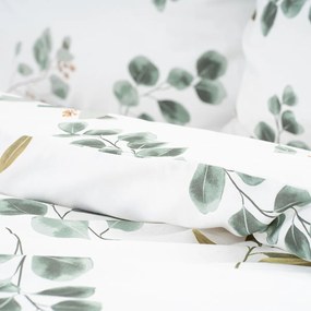 4Home Pościel bawełniana Eukalyptus, 220 x 200 cm, 2 szt. 70 x 90 cm