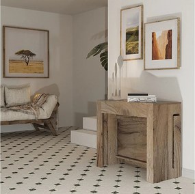 PETRA - Stół konsolowy, rozkładany od 42 cm do 3 metrów - zintegrowane przedłużenia - pomieści do 12 osób - Darmowa dostawa