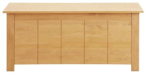 Skrzynia z litego drewna sosnowego w naturalnym kolorze 100x45 cm Bertram – Støraa