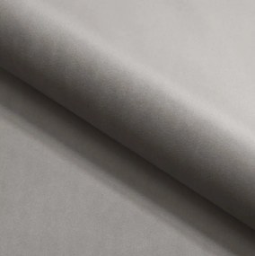 Narożnik GLAM Prawostronny z funkcją spania, zestaw z poduszkami wolnostojący tkanina RIVIERA 91 Szary DOMO HOME