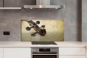 Szkło Ozdobne do Kuchni Nuty i Struny Gitary