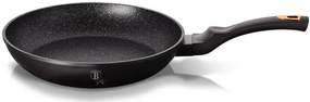 Czarna patelnia z powłoką anty-przywierającą 28 cm K2-A73