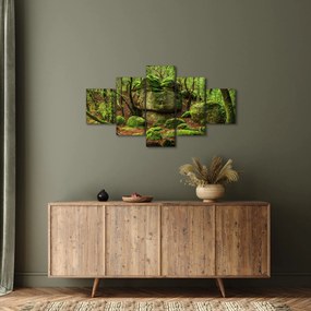 Obraz magicznego lasu (125x70 cm)