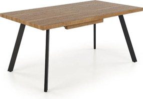 Stół BERLIN 140(180)x85 orzech miodowy/czarny rozkładany