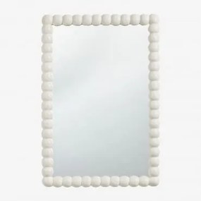 Lustro Ścienne Z Drewna Mango Trisnia 45 X 70 Cm - Sklum