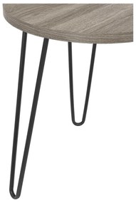 Brązowoszary stolik Støraa Owen, ø 50 cm