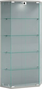 Szafka ścienna z wyświetlaczem szklanym Benila L