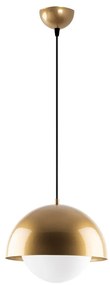 Lampa wisząca w kolorze złota ze szklanym kloszem ø 20 cm Camgoz – Opviq lights