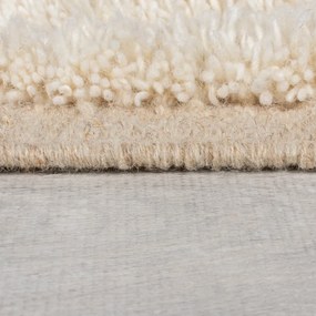 Beżowo-kremowy wełniany dywan tkany ręcznie 200x290 cm Greek Key – Flair Rugs