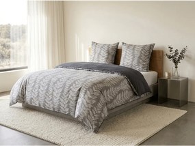 PrzytulneMieszkanie.pl PrzytulneMieszkanie.pl Pościel z mikroflanelu KAVOLO szara Rozmiar pościeli: 2 szt 70 x 90 cm | 200 x 220 cm