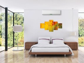 Obraz - Jesienne liście (125x70 cm)