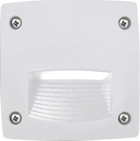 DEVON do wbudowania na zewn?trz nowoczesny i uniwersalny styl - L. 29,3 - prostok?tny - Gx53 LED T2 3W - ?ywica - Kselect - ip66 - ?ywica i biel