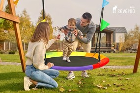 Huśtawka ogrodowa bocianie gniazdo dla dzieci BONBON