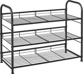 Czarna Metalowa Szafka Na Buty M5-H08