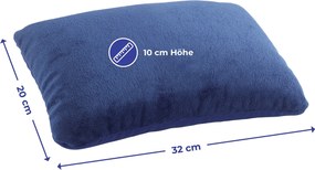 Poduszka podróżna 2 w 1: rogal lub jasiek