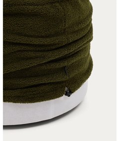 Zielony puf z materiału bouclé Kaeli – Kave Home