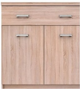 Komoda z szufladą i półkami 60 cm dąb sonoma E8-R51