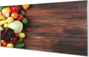 Panel nad Blat Kuchenny Kolorowy Zestaw Warzywny