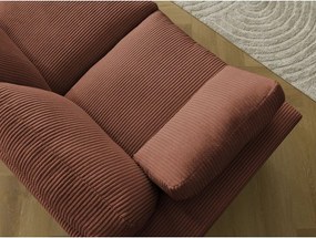 Pomarańczowy sztruksowy narożnik Belair – Bobochic Paris