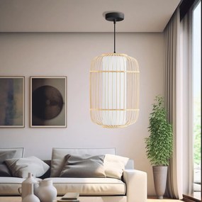 LAMPA WISZĄCA BAMBUSOWA APP1626-1CP