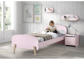 Różowa szafka nocna Vipack Kiddy