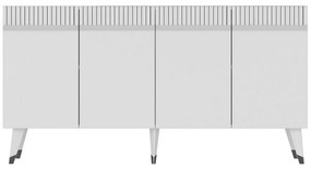 Szafka Defne White and Silver