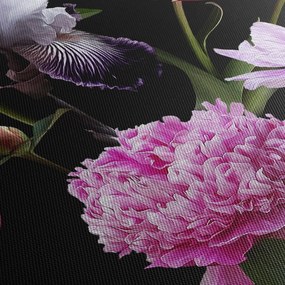 Obraz - Ilustracja kwiatów (70x50 cm)