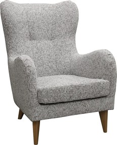 Elegancki fotel Roland z profilowanym siedziskiem i oparciem