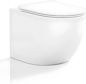 Toaleta WC podwieszana z ceramiki bez kołnierza – JAVOINE
