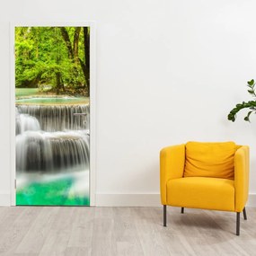 Fototapeta na drzwi - Wodospady (95x205cm)