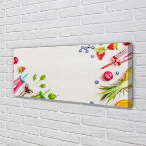 Obraz drukowany na płótnie Zielony Koktajl Witaminowy