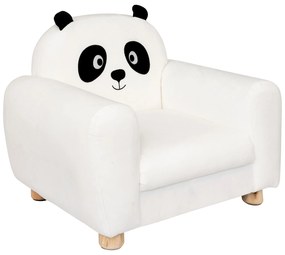 Fotel dziecięcy panda, 53 × 43 × 43,5 cm